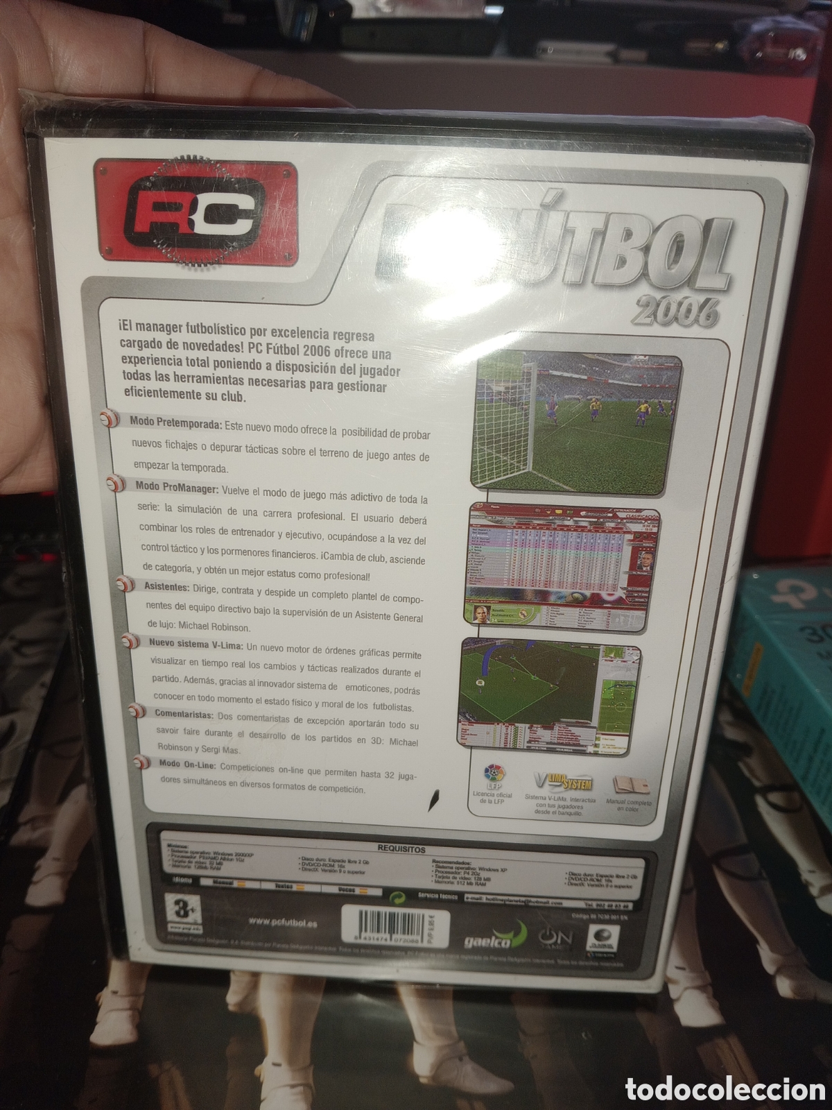 Videojuegos y consolas: PC f&uacute;tbol 2006 PC CD-ROM precintado - Foto 2