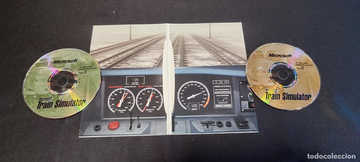 Videojuegos y consolas: train simulator microsoft 2 cd-rom buen estado - Foto 2