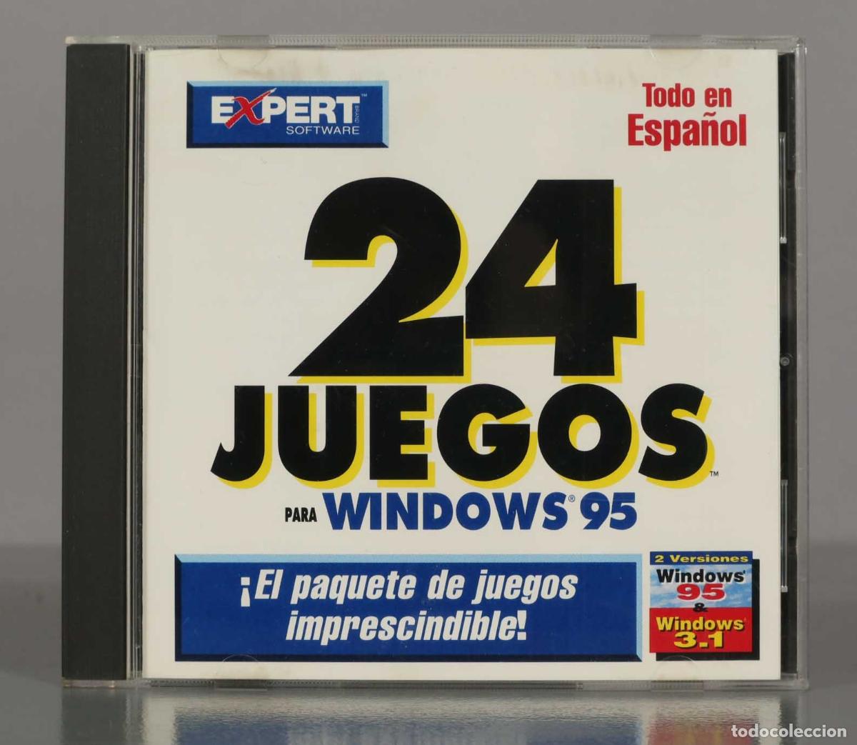 Videojuegos y consolas: PC CD-ROM. 24 JUEGOS PARA WINDOWS 95. EXPERT. - Foto 1