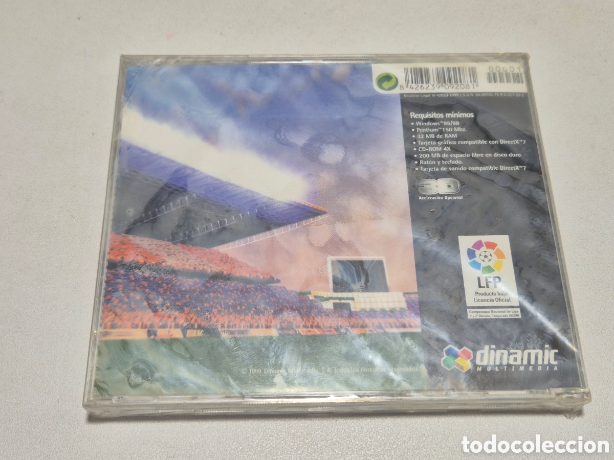 Videojuegos y consolas: Pc Futbol 2000 . Cd-Rom Espa&ntilde;a - Foto 2