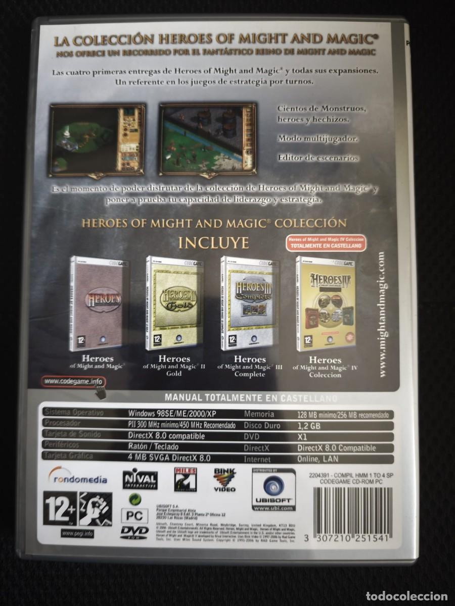 Videojuegos y consolas: HEROES OF MIGHT AND MAGIC COLECCI&Oacute;N - PC DVD ROM - Foto 2
