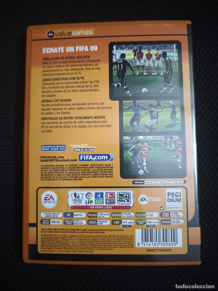 Videojuegos y consolas: FIFA 09 - PC CD ROM - VALUE GAMES - Foto 2