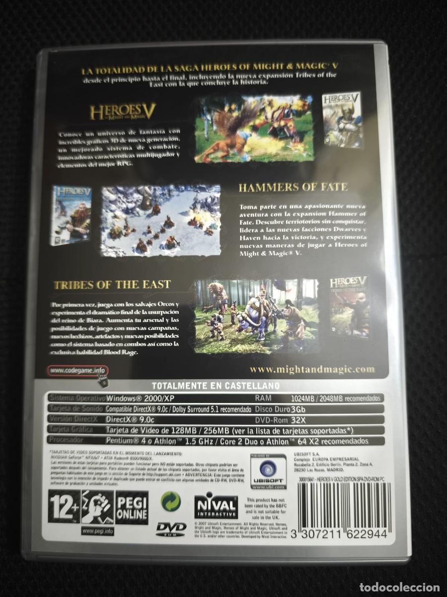 Videojuegos y consolas: HEROES OF MIGHT AND MAGIC V GOLD EDITION - PC CD ROM - CODE GAMES - Foto 2