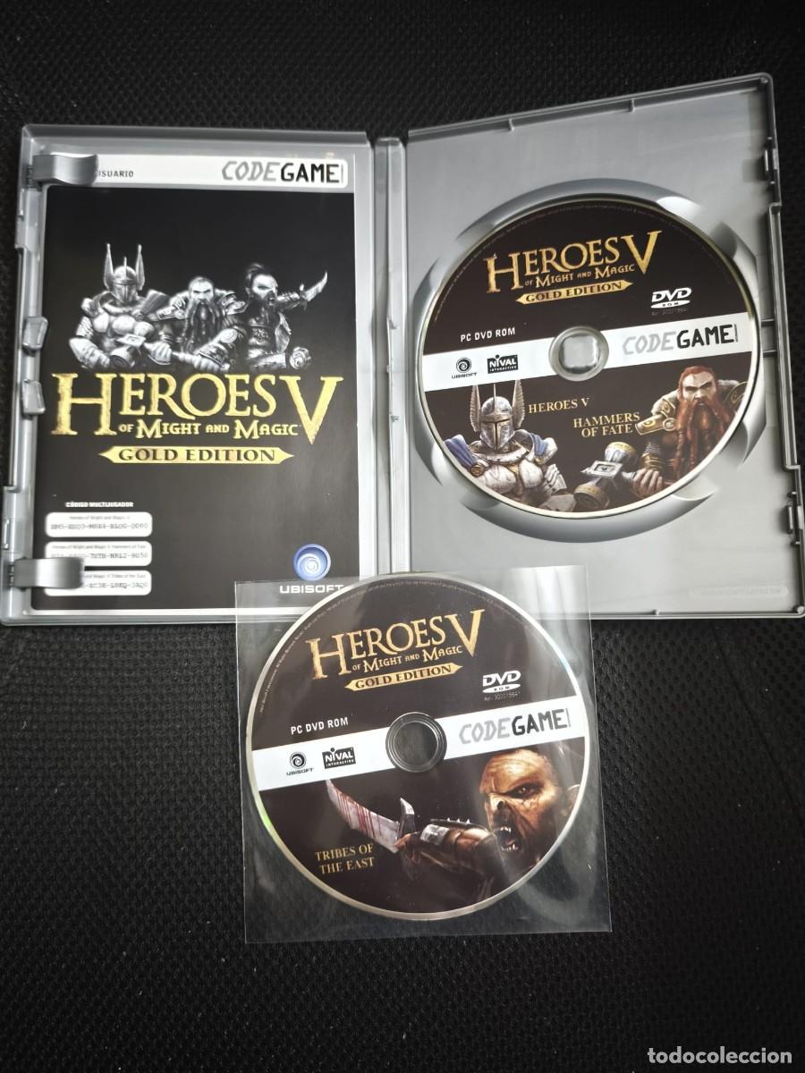 Videojuegos y consolas: HEROES OF MIGHT AND MAGIC V GOLD EDITION - PC CD ROM - CODE GAMES - Foto 3