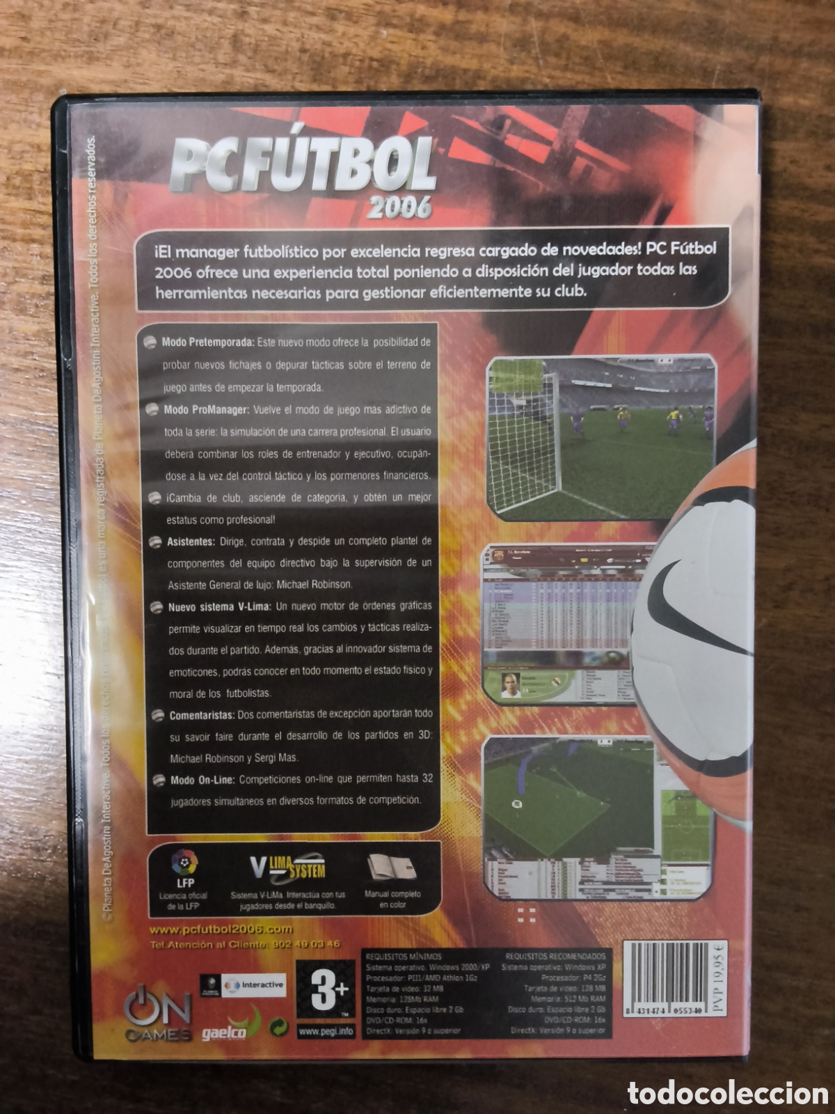 Videojuegos y consolas: PC F&uacute;tbol 2006 CD rom - Foto 2