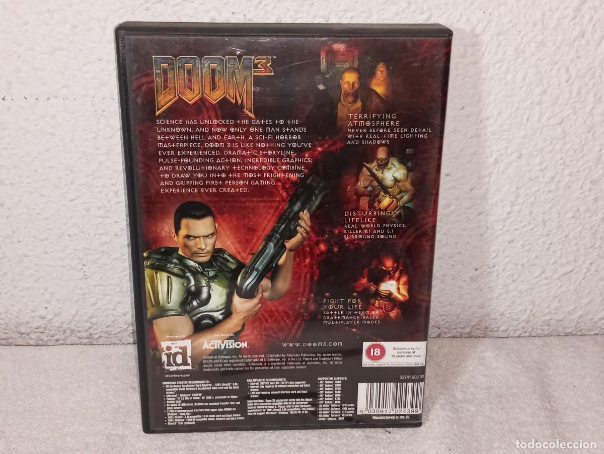 Videojuegos y consolas: ANTIGUO JUEGO DE PC DOOM 3 ID ACTIVISION A&Ntilde;O 2004 - Foto 4