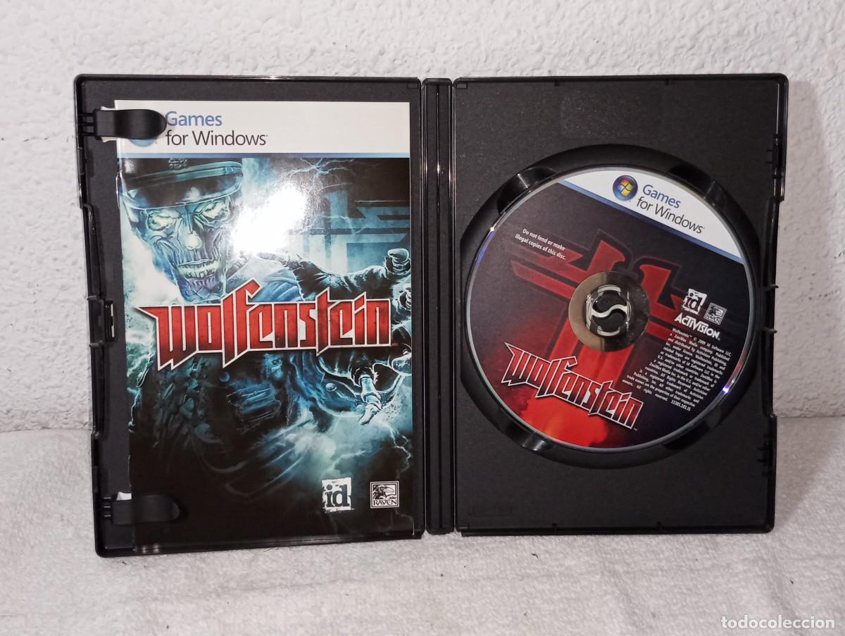 Videojuegos y consolas: ANTIGUO JUEGO DE PC WOLFENSTEIN PC DVD ID ACTIVISION WINDOWS A&Ntilde;O 2009 - Foto 4