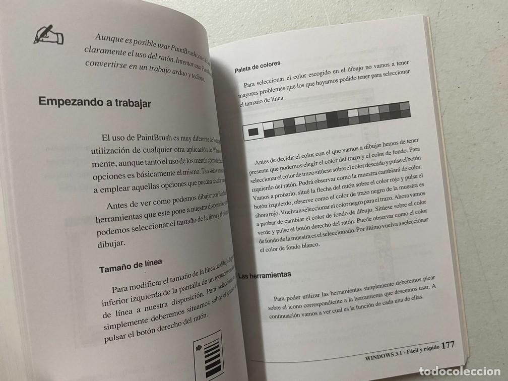Videojuegos y consolas: WINDOWS 3.1 F&Aacute;CIL Y R&Aacute;PIDO - MANUAL DE SOFTWARE INFORM&Aacute;TICA - Foto 8