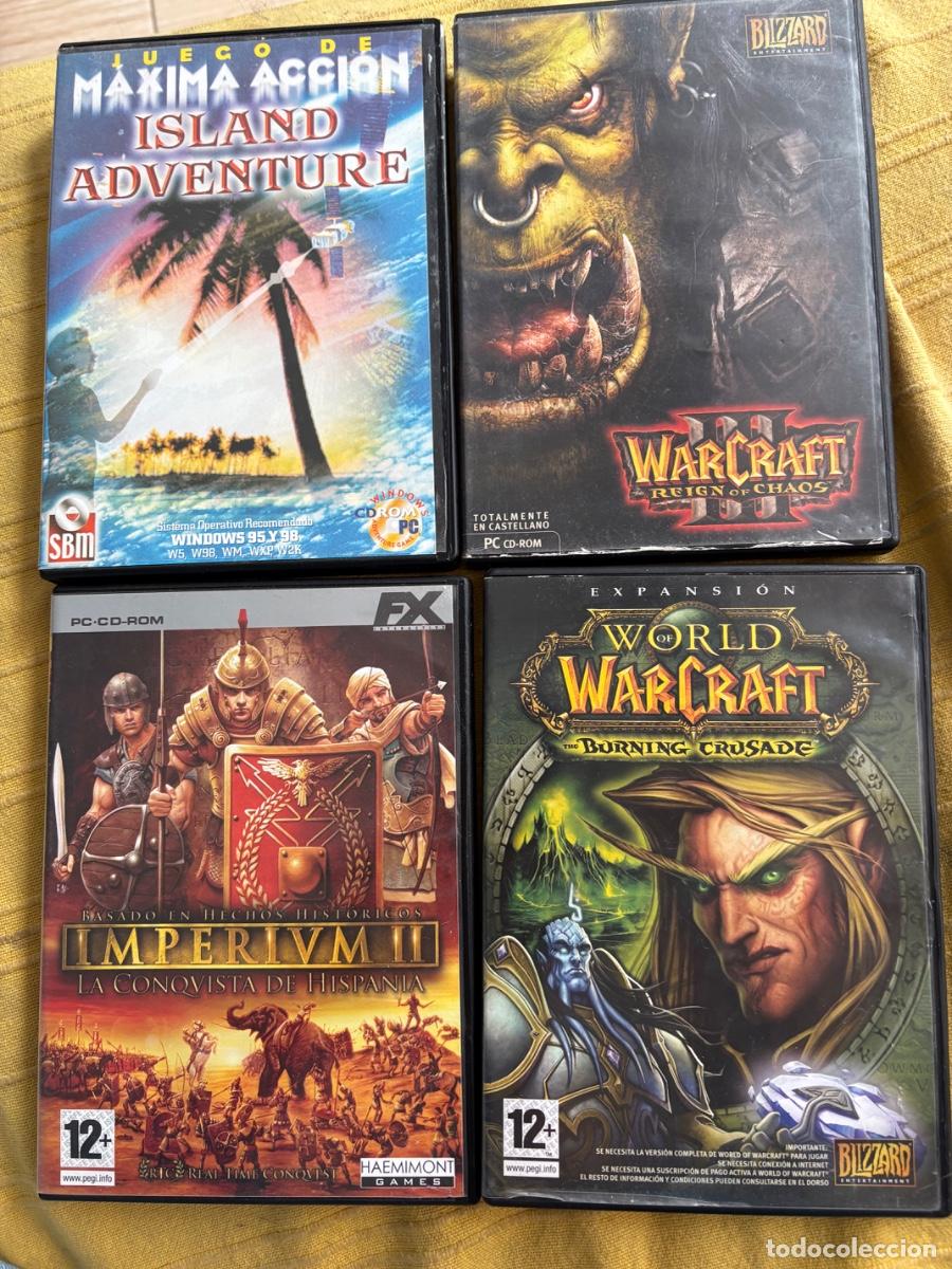 Videojuegos y consolas: Lote juegos PC warcraft, imperium 2 - Foto 1