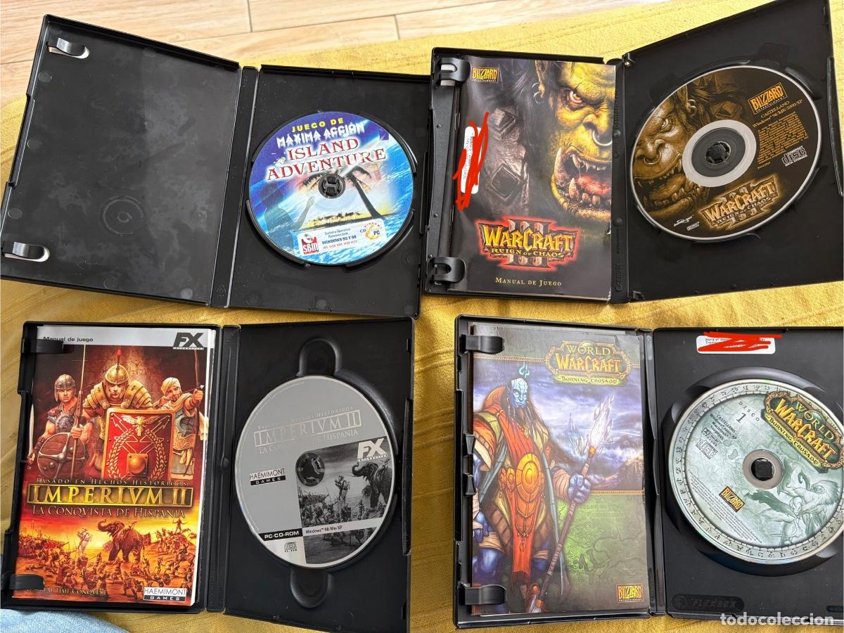 Videojuegos y consolas: Lote juegos PC warcraft, imperium 2 - Foto 2