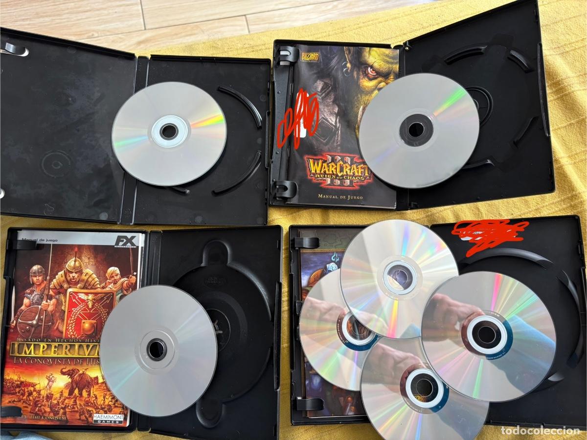 Videojuegos y consolas: Lote juegos PC warcraft, imperium 2 - Foto 3