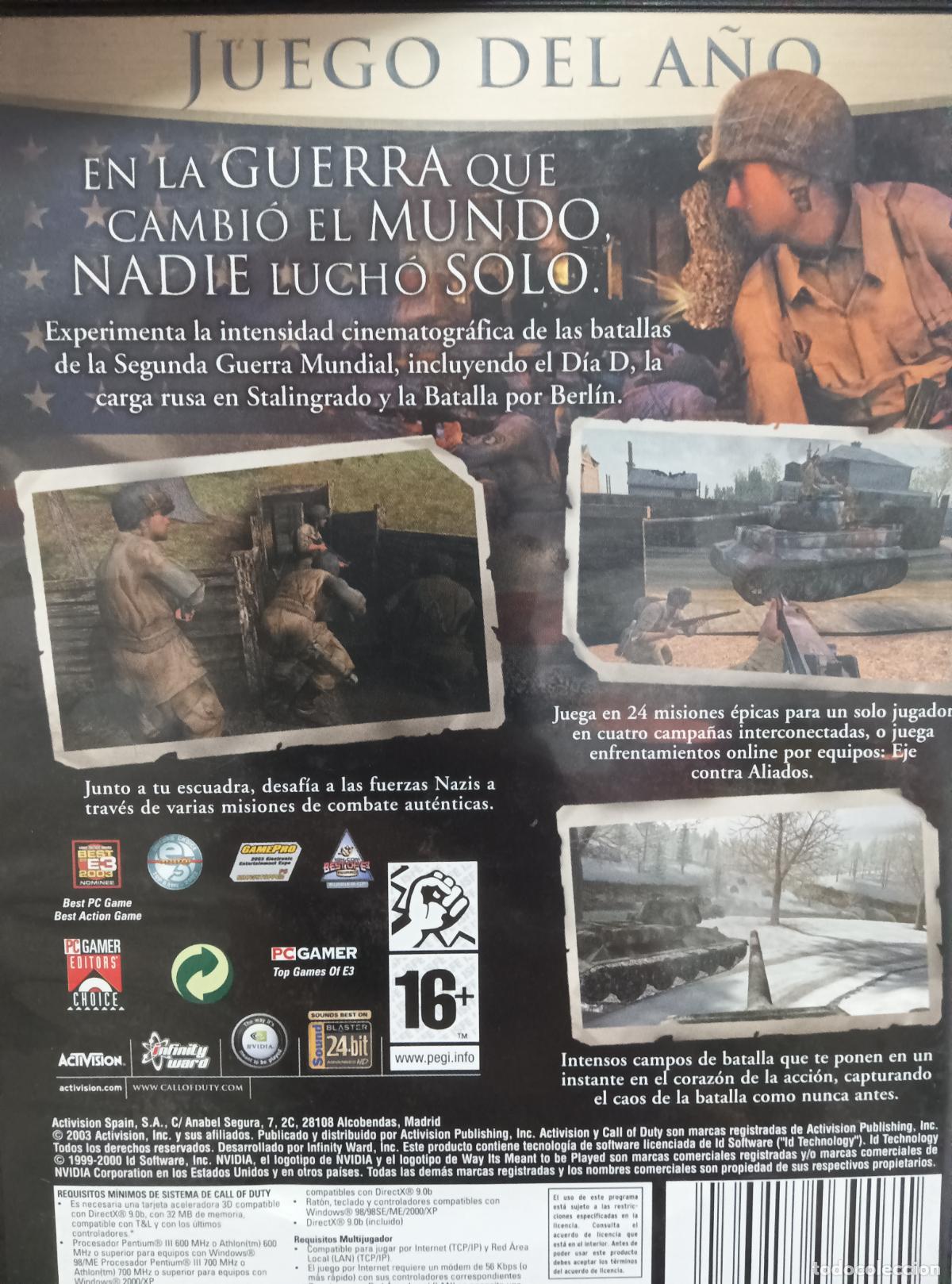 Videojuegos y consolas: CALL of DUTY. PC CD. - Foto 2