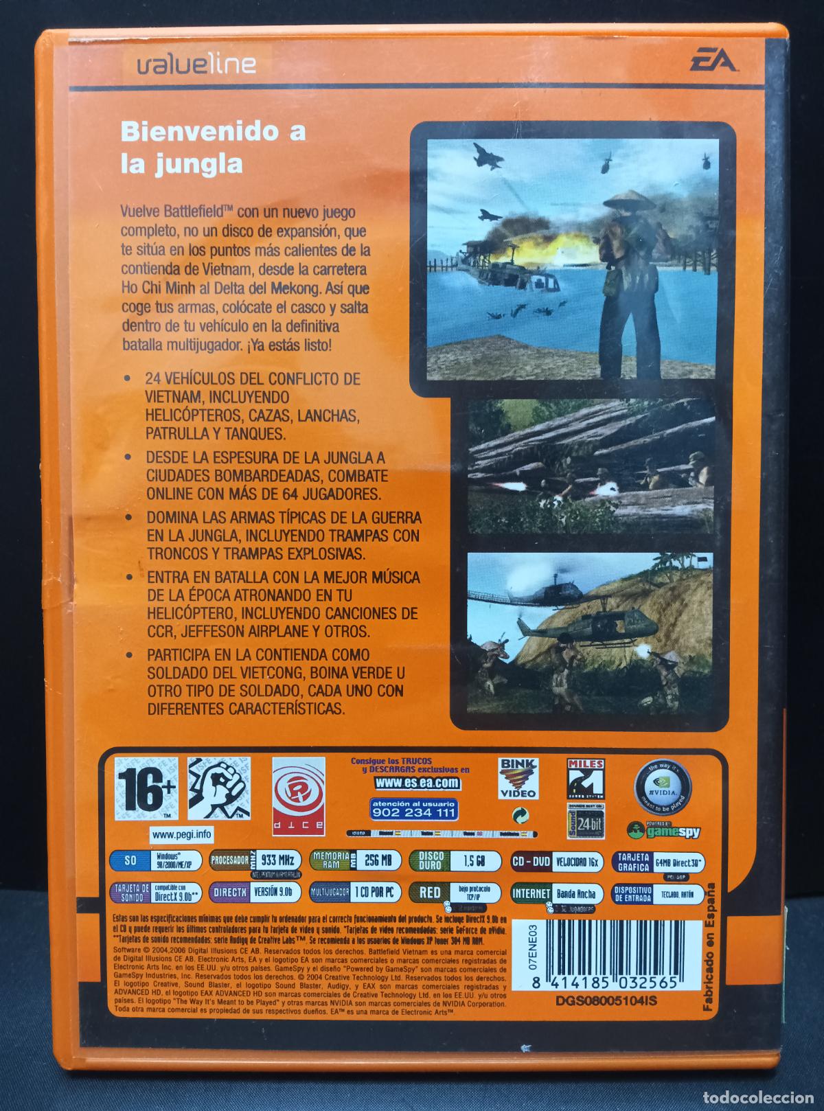 Videojuegos y consolas: BATTLEFIELD VietNam. PC CD. - Foto 3