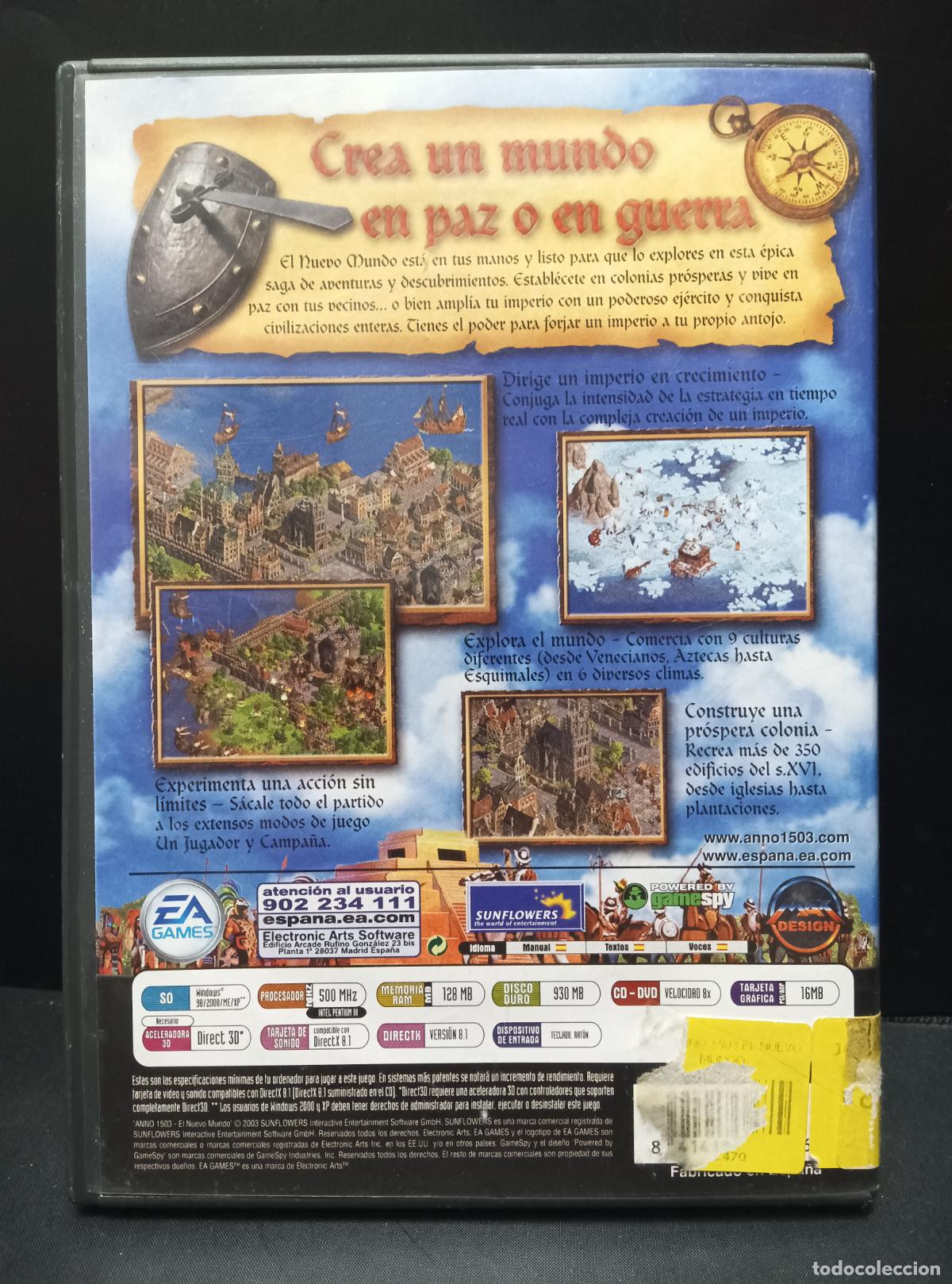 Videojuegos y consolas: Anno 1503: El Nuevo Mundo. PC CD. - Foto 2