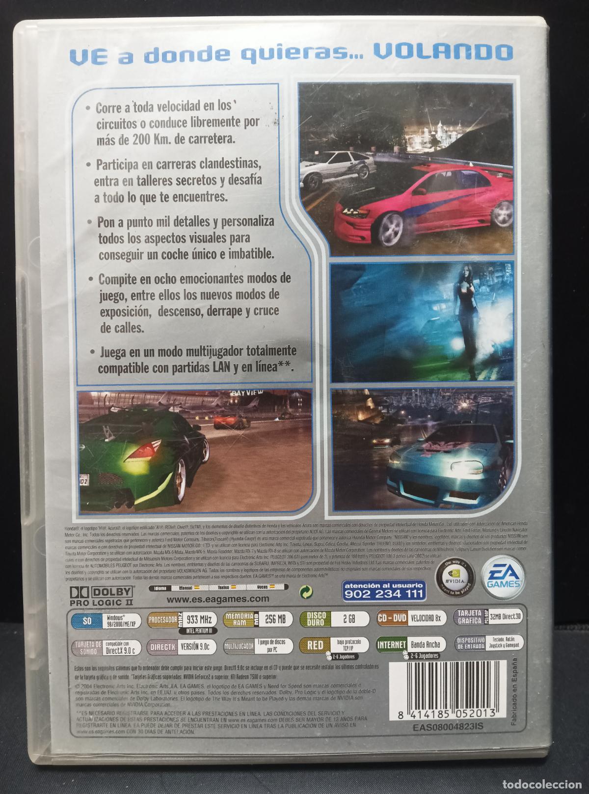 Videojuegos y consolas: NFS Need for Speed Underground 2. PC CD. - Foto 2
