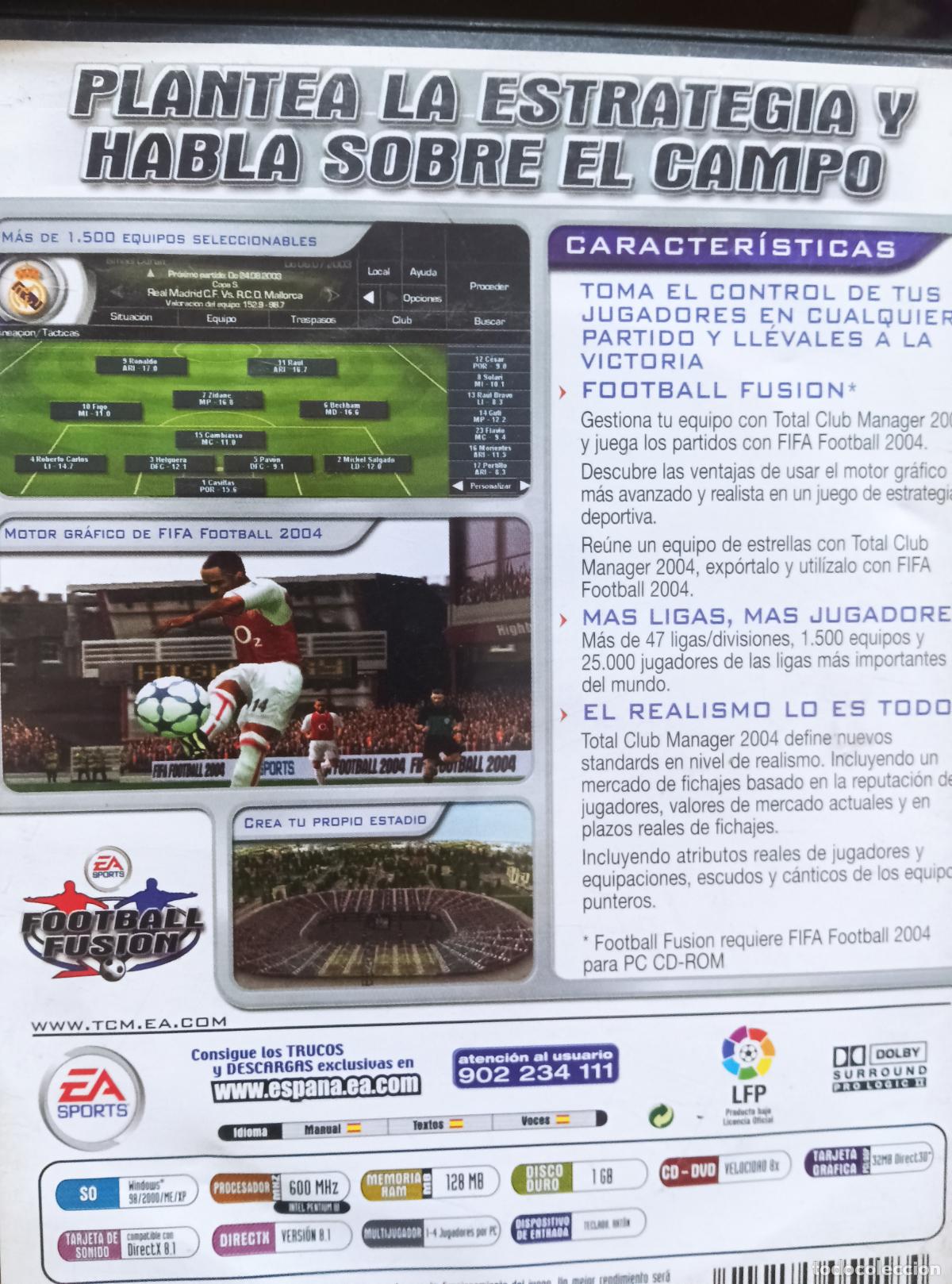 Videojuegos y consolas: TOTAL CLUB MANAGER 2004 - PC CD - Foto 3