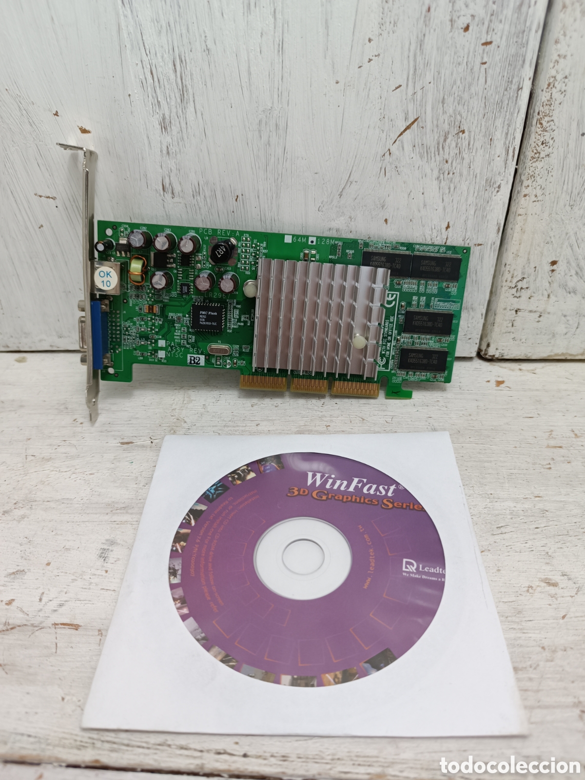 Videojuegos y consolas: Leadtek WinFast A340 AGP 8X | Nvidia GeForce FX 5200 128MB + CD - Foto 1