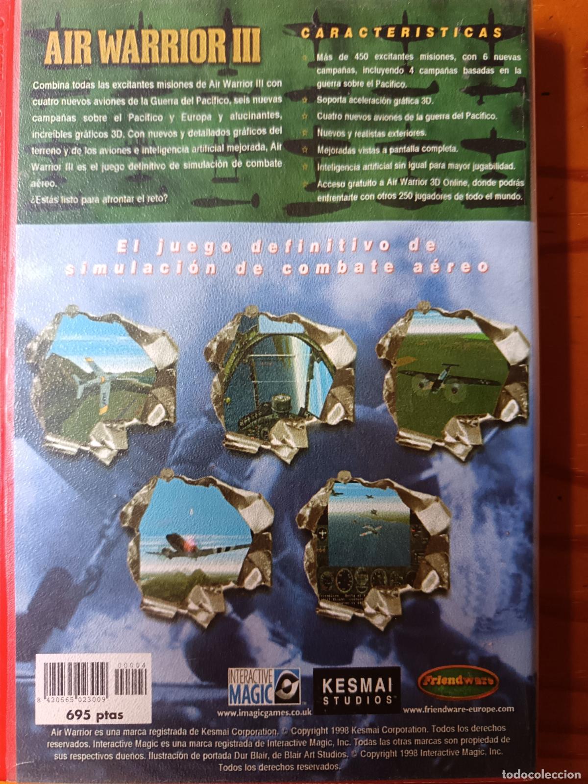 Videojuegos y consolas: AIR WARRIOR III. Juego PC. - Foto 3