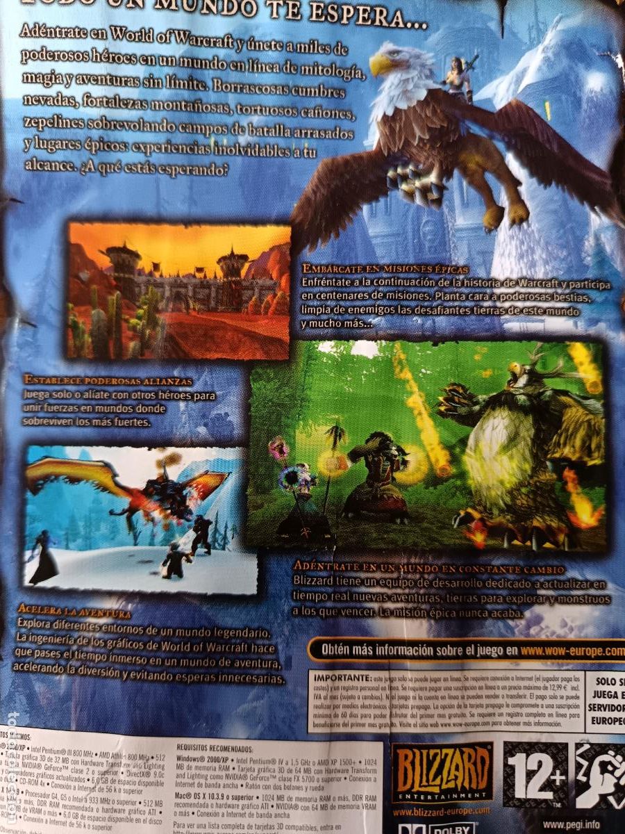 Videojuegos y consolas: WORLD of WARCRAFT. Juego PC. 5CD + LIBRO - Foto 3