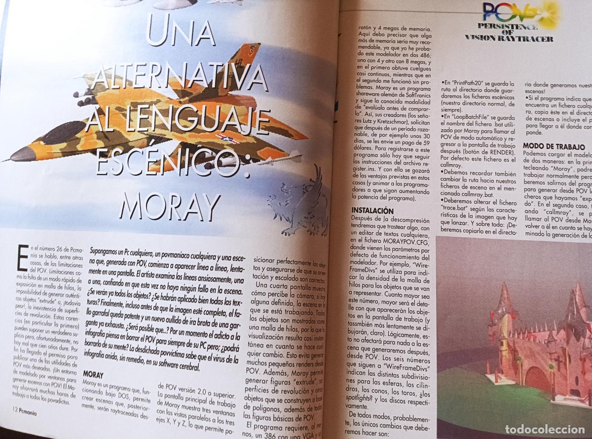 Videojuegos y consolas: PCMANIA 28 de 1995 ARTIC MOVES, ALADDIN, MAGIC CARPET, CREATURE SHOCK, WING COMMANDER, COLONIZATION - Foto 5