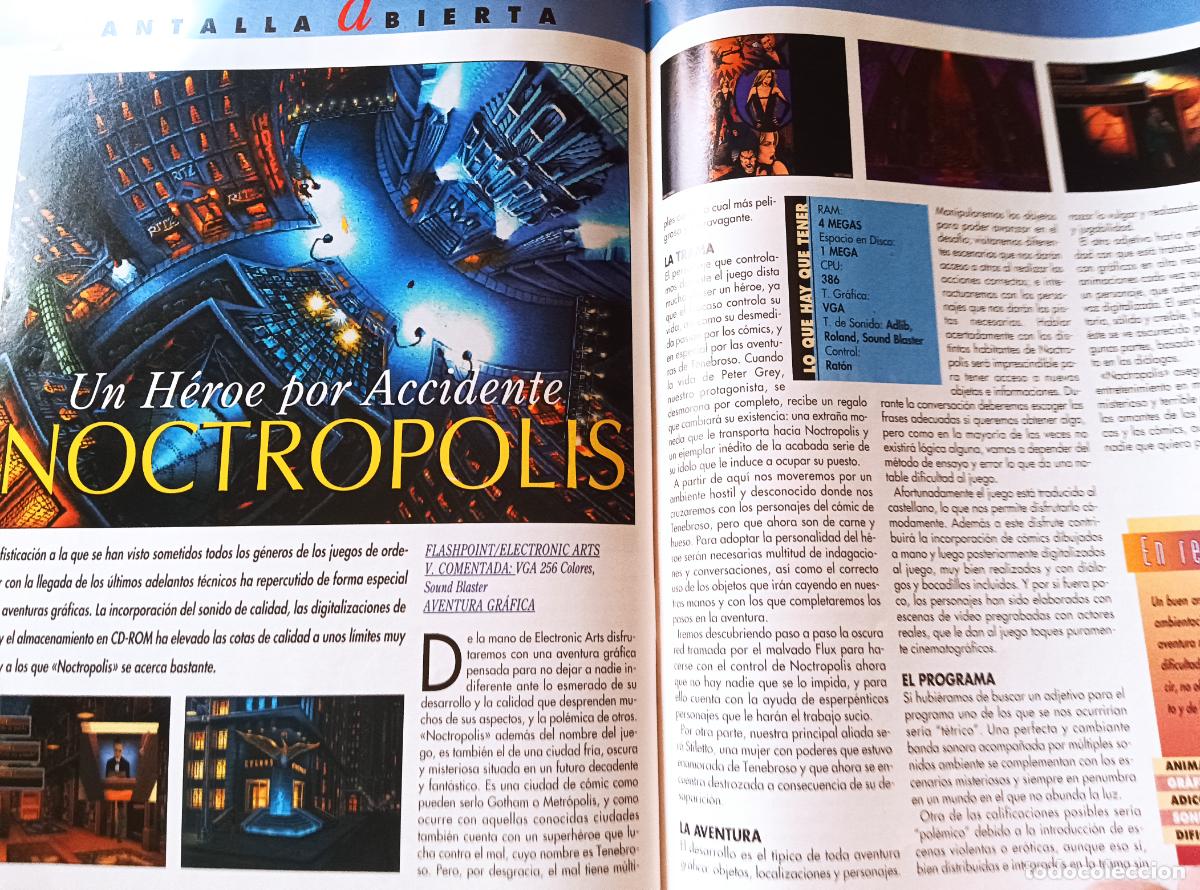 Videojuegos y consolas: PCMANIA 28 de 1995 ARTIC MOVES, ALADDIN, MAGIC CARPET, CREATURE SHOCK, WING COMMANDER, COLONIZATION - Foto 15