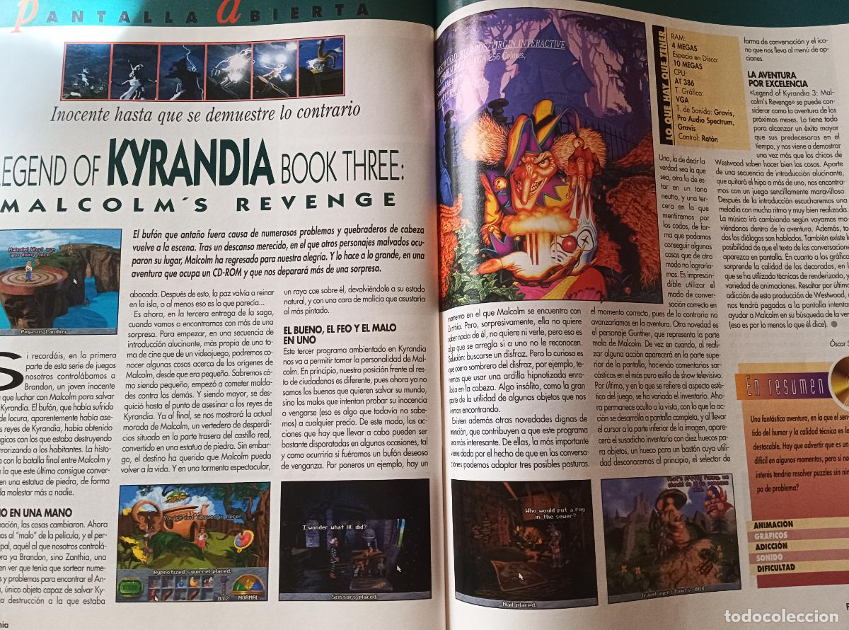 Videojuegos y consolas: PCMANIA 28 de 1995 ARTIC MOVES, ALADDIN, MAGIC CARPET, CREATURE SHOCK, WING COMMANDER, COLONIZATION - Foto 18