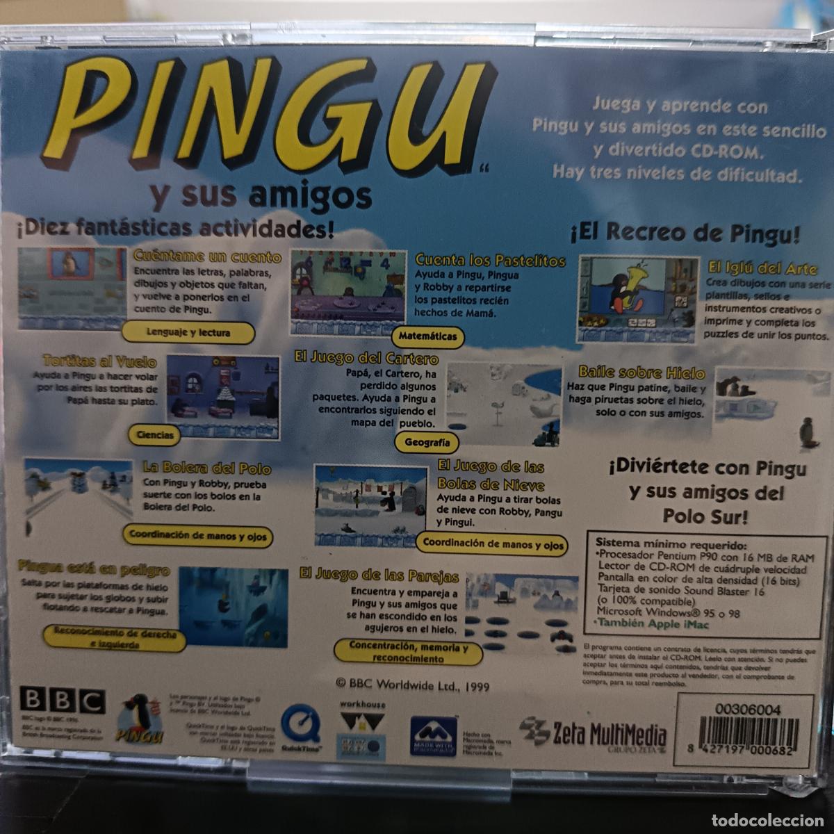 Videojuegos y consolas: PINGU y sus amigos. Juego CD PC. - Foto 2