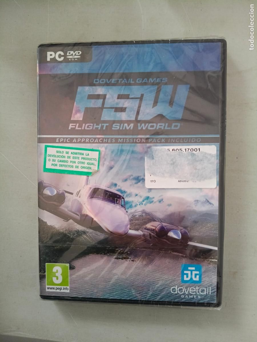 Videojuegos y consolas: FSW Flight simulator - PC Nuevo precintado - Foto 1