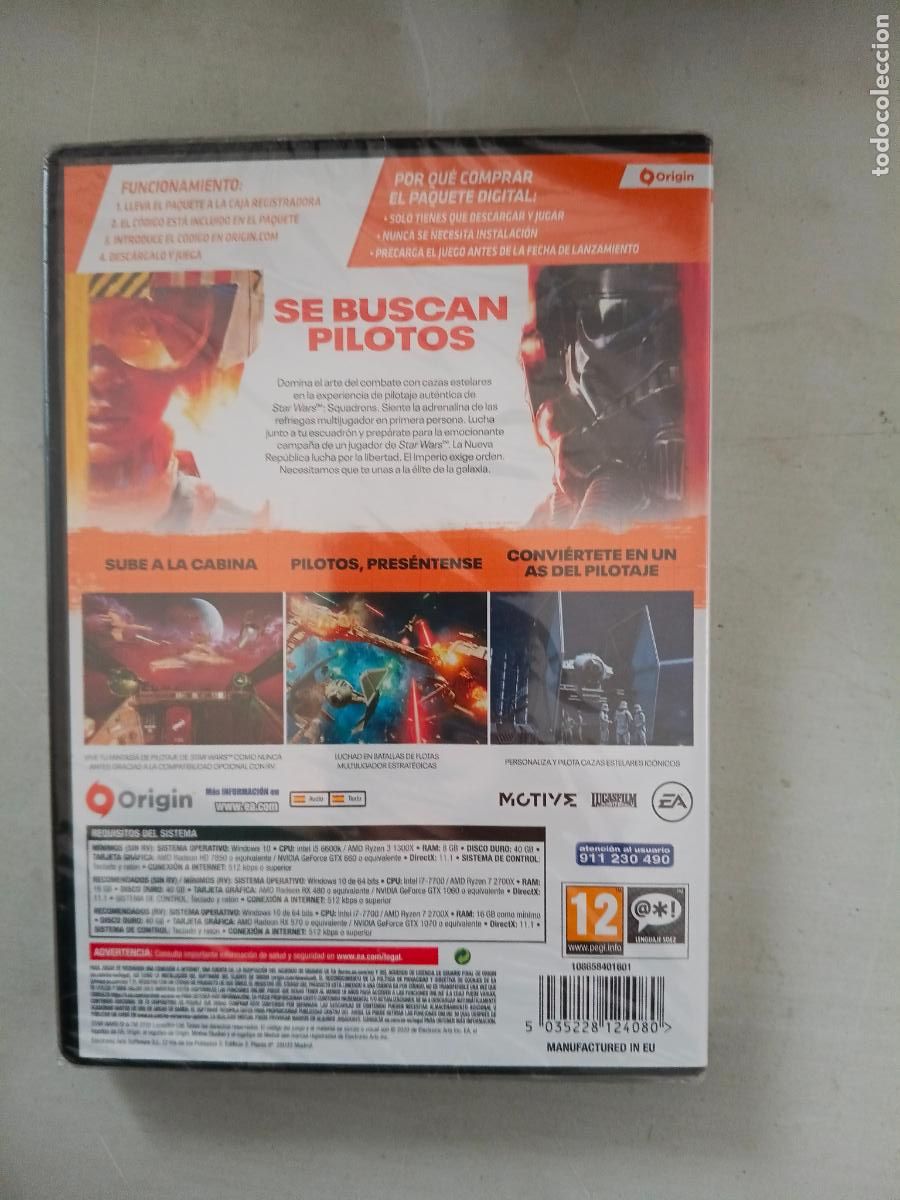 Videojuegos y consolas: Star wars squadrons - PC - nuevo precintado - Foto 2