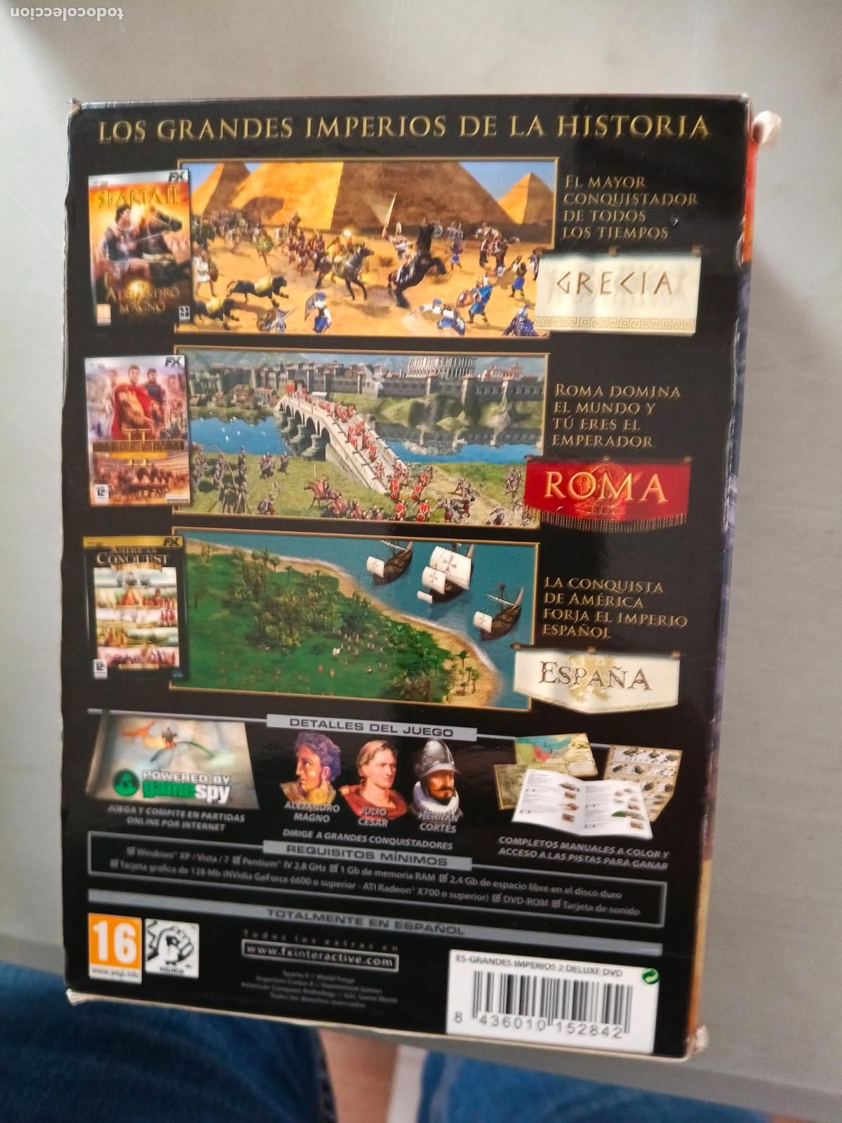 Videojuegos y consolas: Grandes imperios - Imperivm esparta American conquest PC - Foto 3