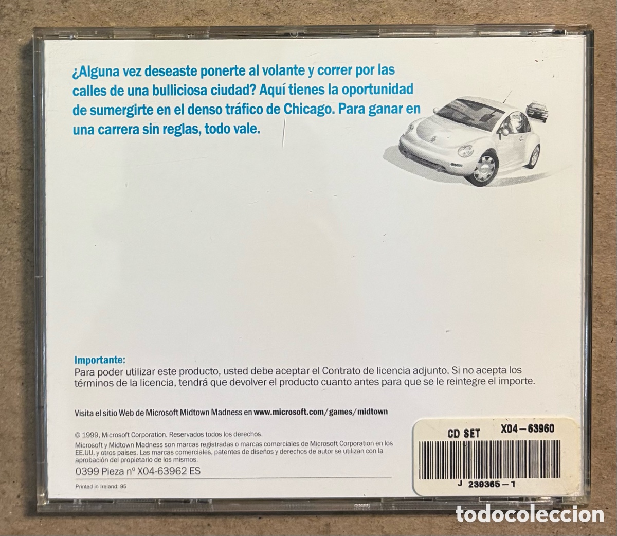 Videojuegos y consolas: PC CD-ROM. MIDTOWN MADNESS (MICROSOFT). - Foto 3