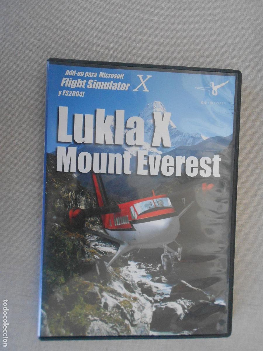 Videojuegos y consolas: LUKLA X MOUNT EVEREST - FLIGHT SIMULATOR X Y FS2004 - PC-DVD - Foto 1