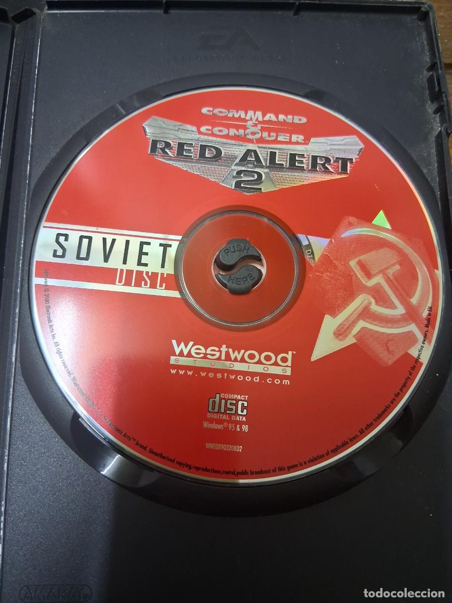Videojuegos y consolas: Juego para ordenador pc CD rom Command conquer Red Alert 2 soviet - Foto 2