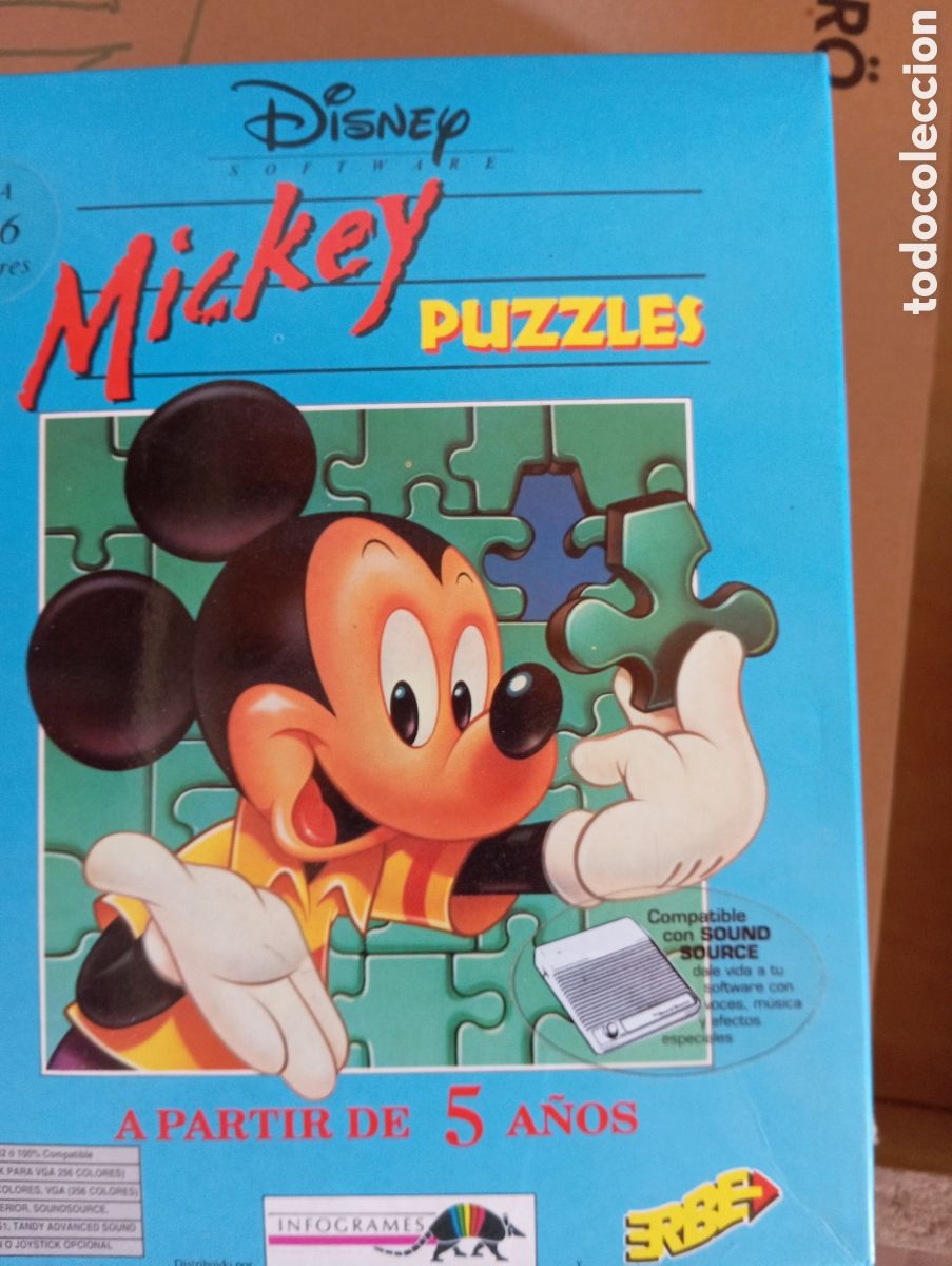 Videojuegos y consolas: Juego PC Disney Mickey Puzzles Big Box - Foto 1