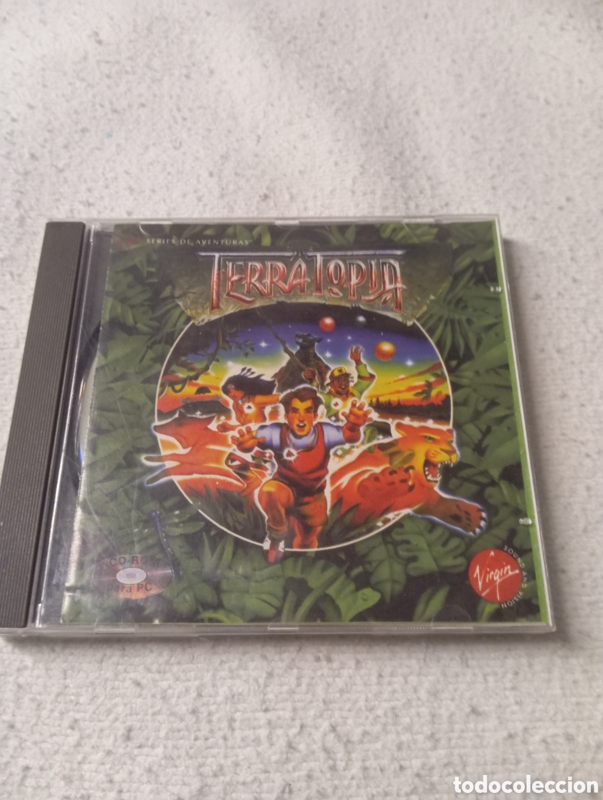 Videojuegos y consolas: CD-ROM PC Virgin Serie de Aventuras&trade; Terratopia 1996 - Foto 1