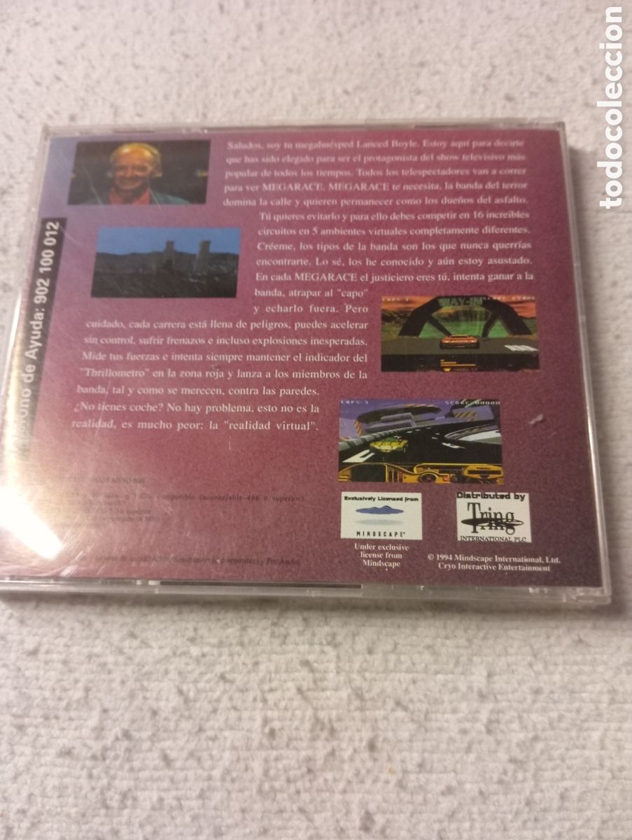 Videojuegos y consolas: PC CD-ROM Megarace ERGO 1994 - Foto 2