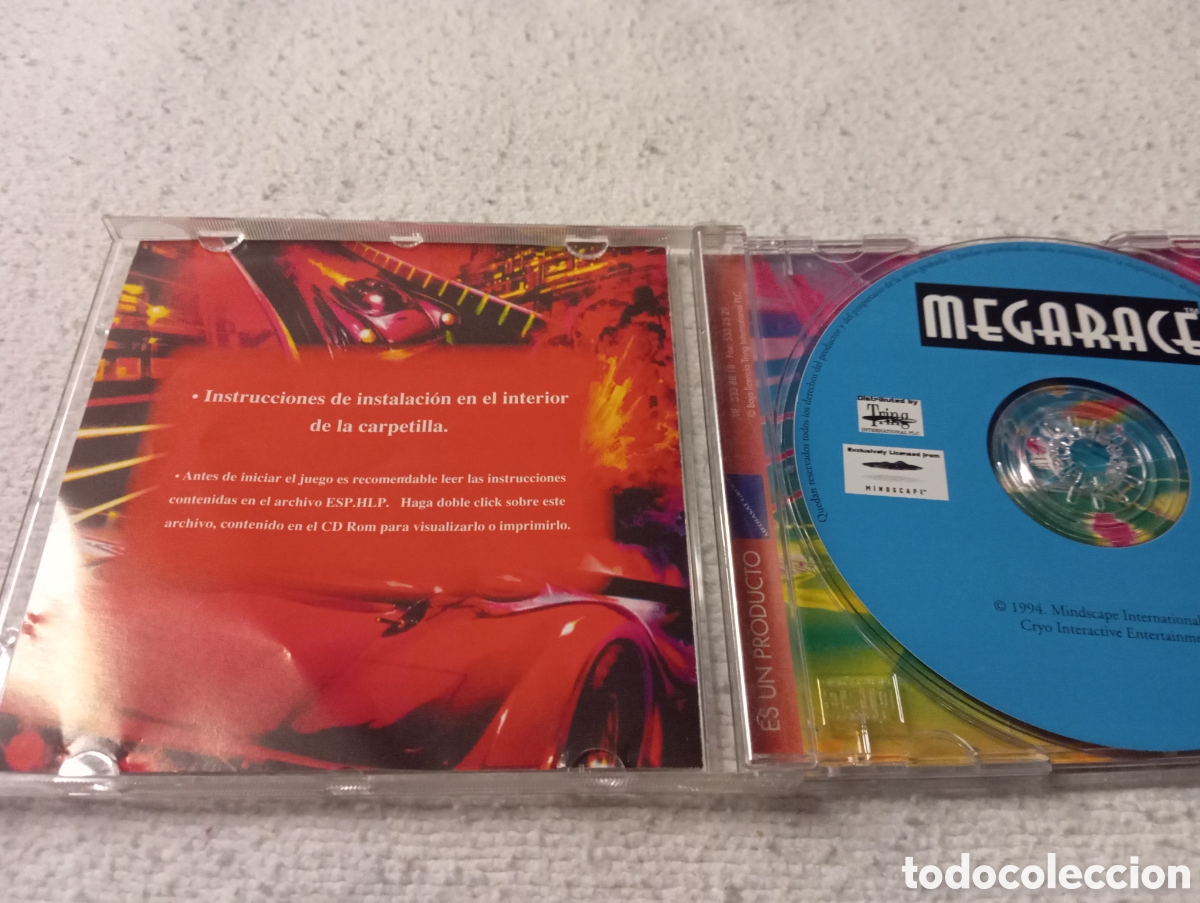 Videojuegos y consolas: PC CD-ROM Megarace ERGO 1994 - Foto 4