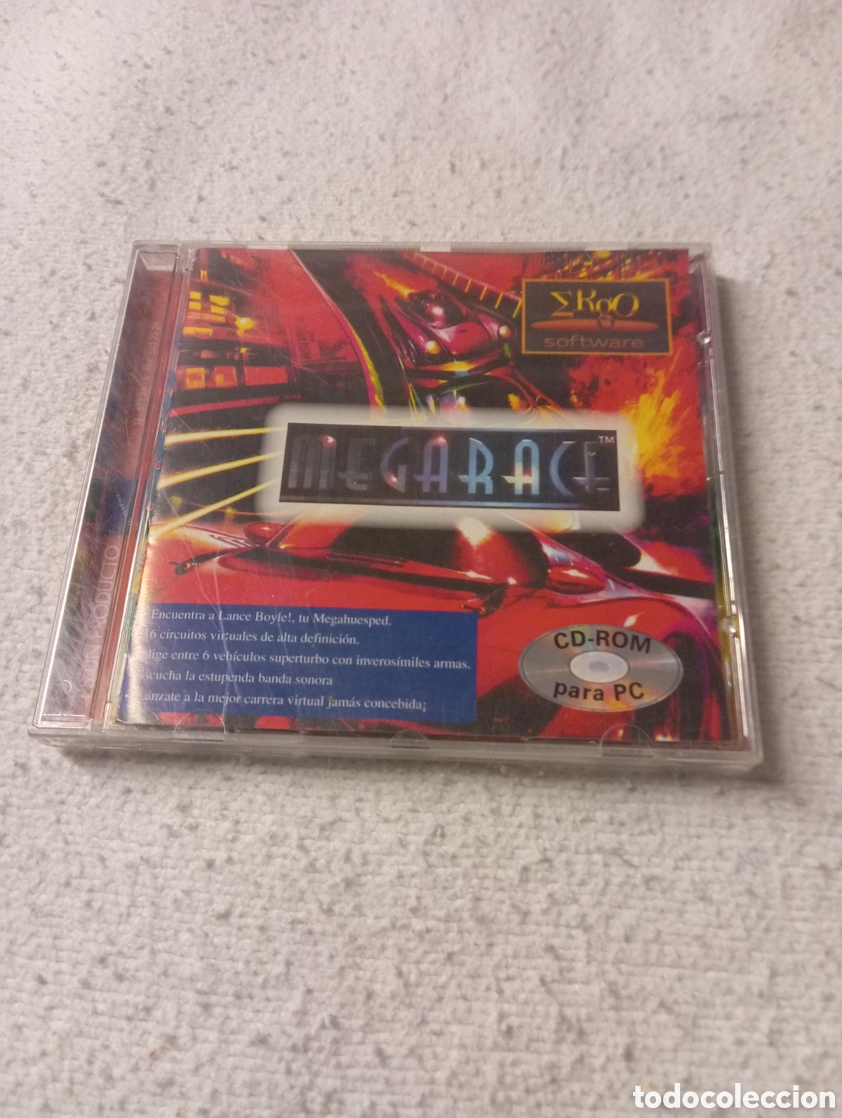 Videojuegos y consolas: PC CD-ROM Megarace ERGO 1994 - Foto 1