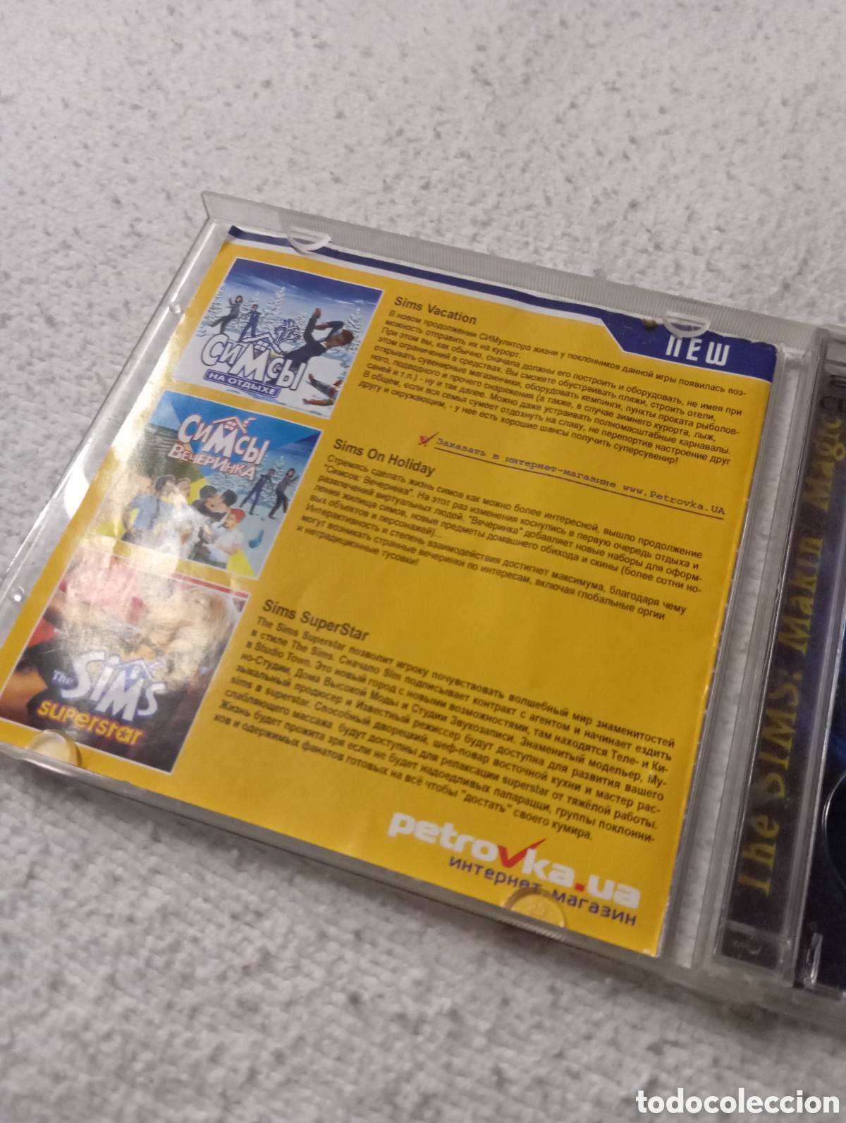 Videojuegos y consolas: PC CD-ROM The Sims Makin  Magic versi&oacute;n Russa Ucrania - Foto 2