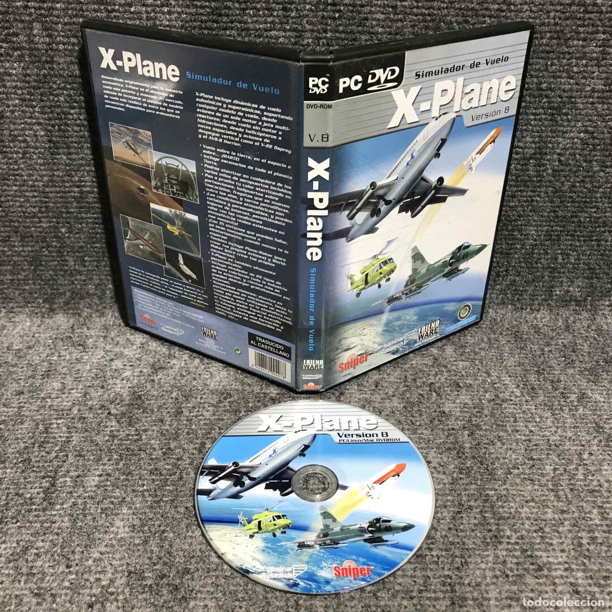 Videojuegos y consolas: X PLANE VERSION 8 PC - Foto 1
