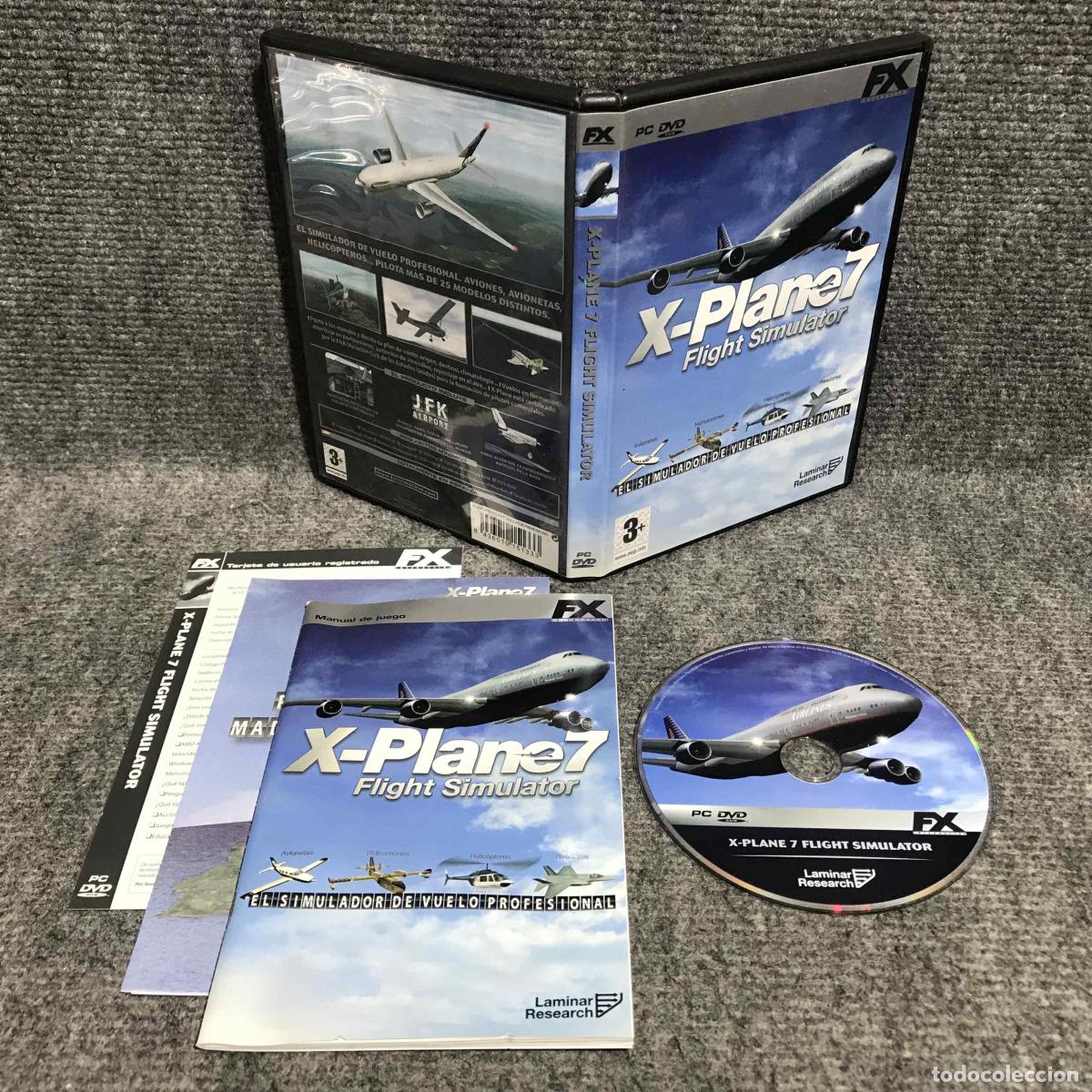 Videojuegos y consolas: X PLANE 7 FLIGHT SIMULATOR PC - Foto 1