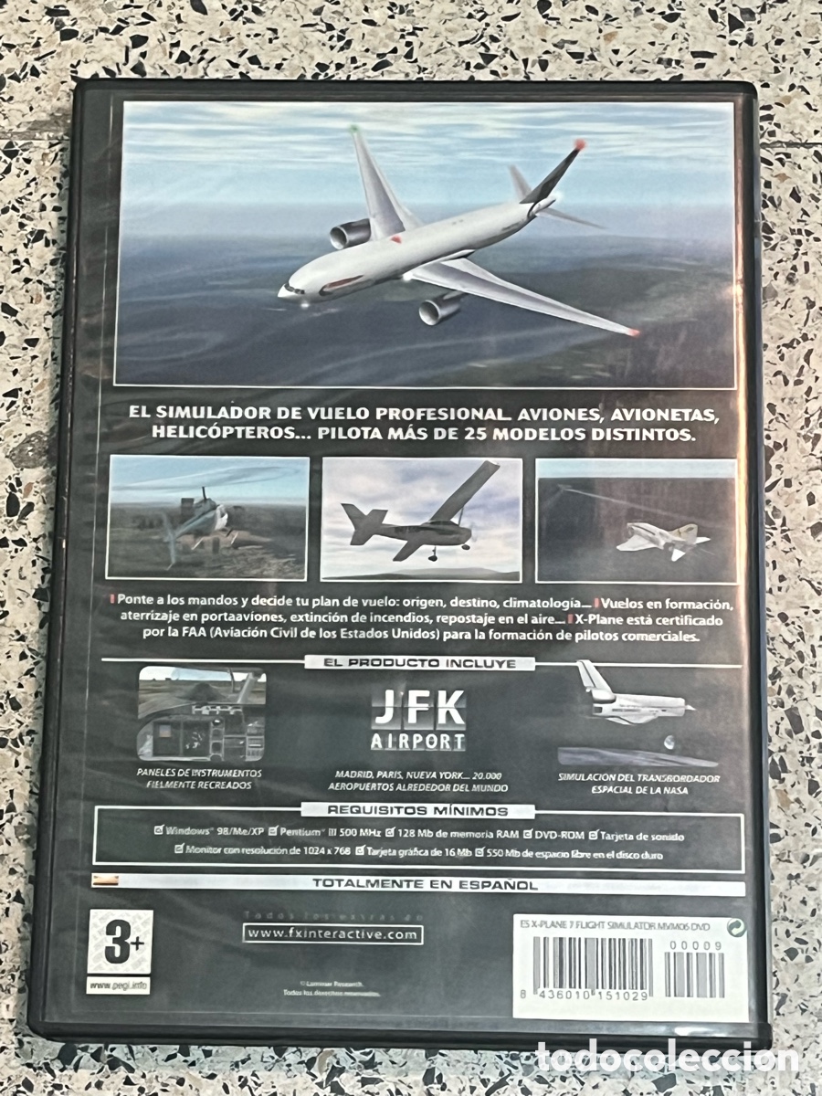 Videojuegos y consolas: X-Plane 7 Flight Simulator PC - Edici&oacute;n FX Interactive - Foto 2