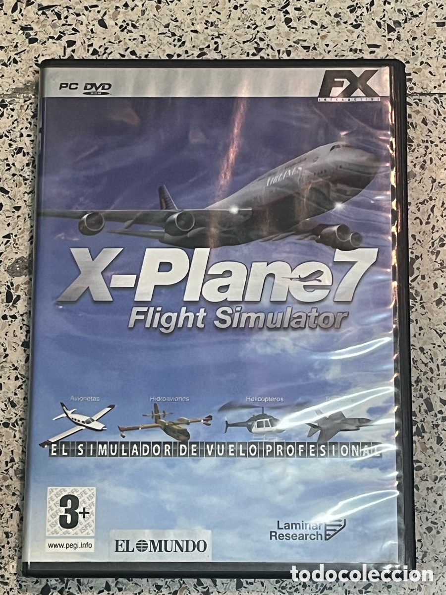 Videojuegos y consolas: X-Plane 7 Flight Simulator PC - Edici&oacute;n FX Interactive - Foto 1