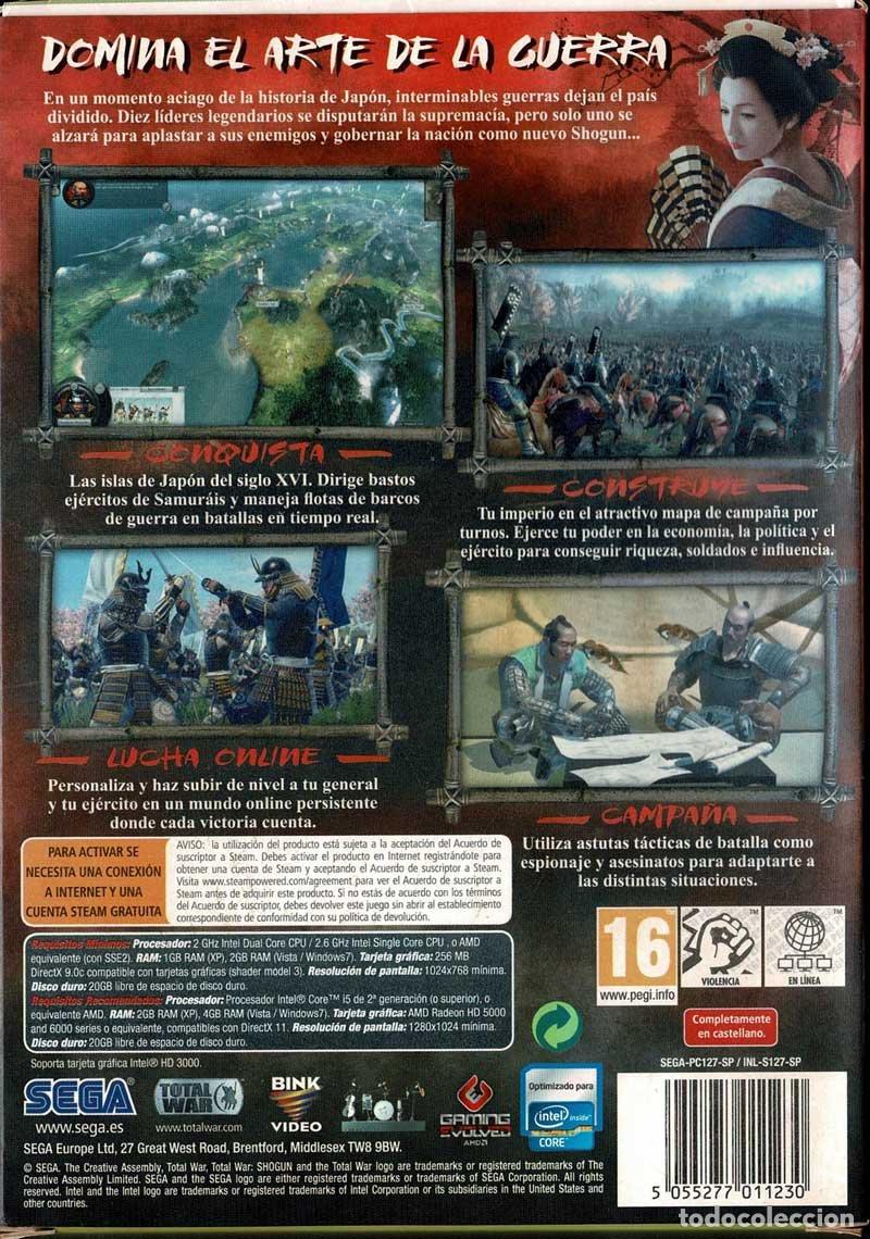 Videojuegos y consolas: Total War Shogun 2. Edici&oacute;n Limitada Lazamiento. PC - Foto 3