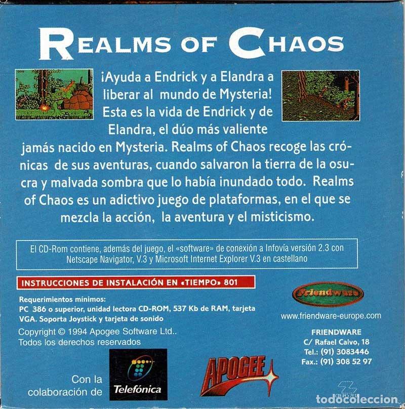Videojuegos y consolas: Realms of Chaos. PC - Foto 2