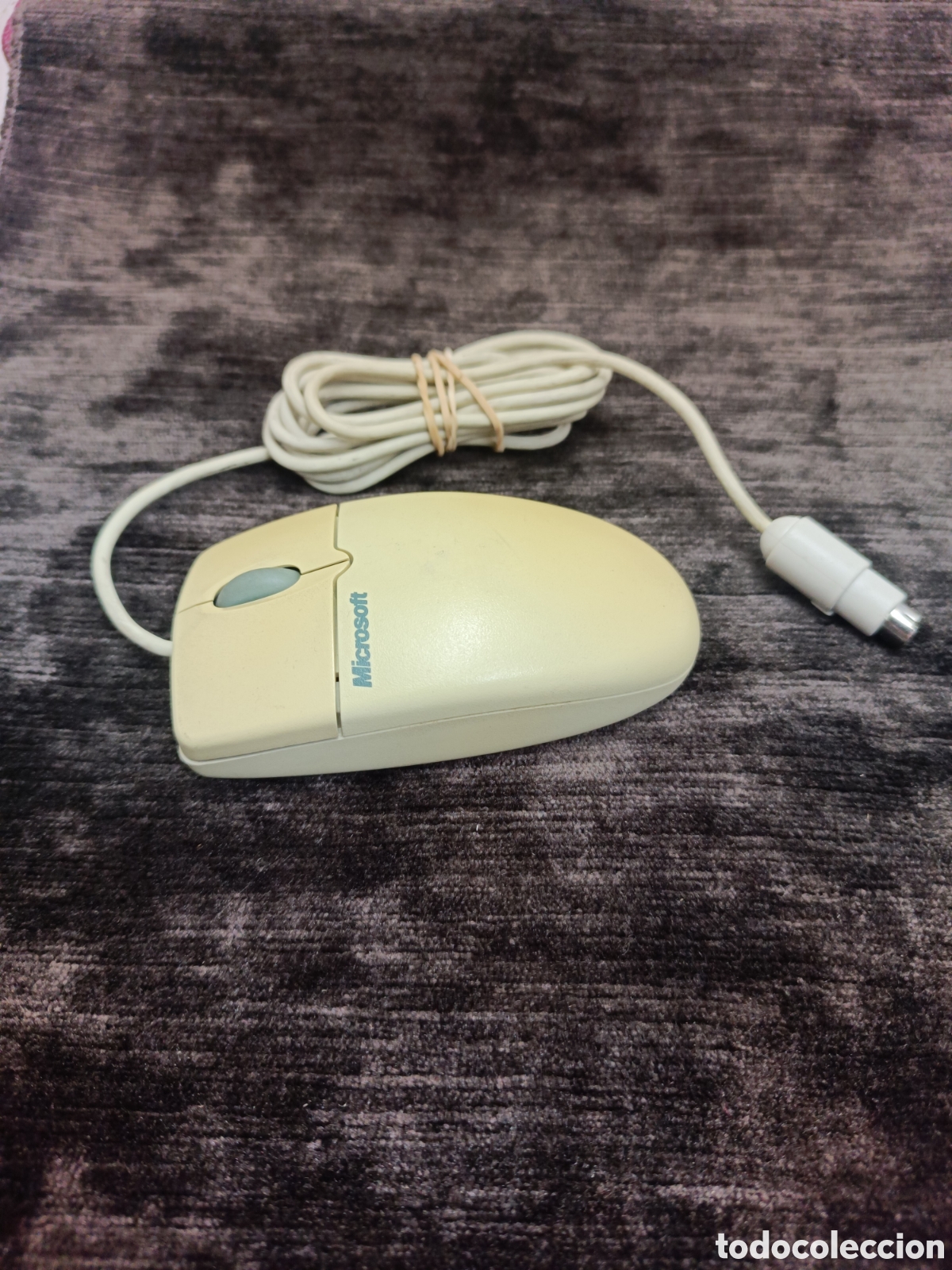 Videojuegos y consolas: Rat&oacute;n Microsoft Vintage Wheel Mouse PS/2 & Serial Compatible. Retro Computing Vintage. - Foto 2