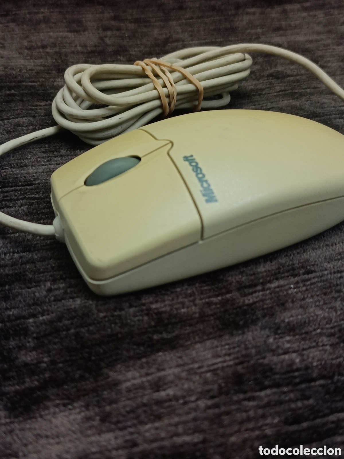 Videojuegos y consolas: Rat&oacute;n Microsoft Vintage Wheel Mouse PS/2 & Serial Compatible. Retro Computing Vintage. - Foto 3