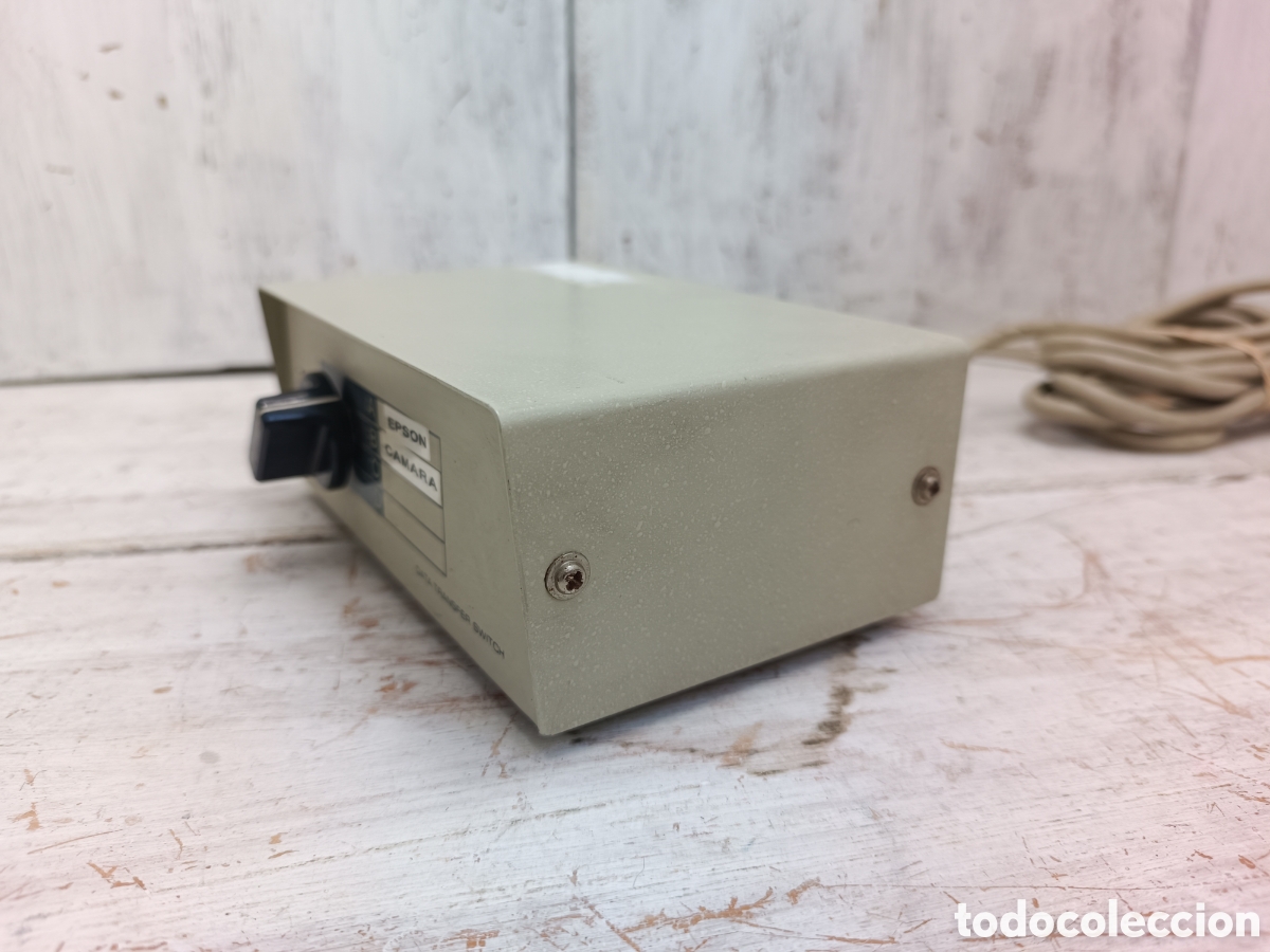 Videojuegos y consolas: Conmutador de Datos Vintage (Data Transfer Switch) - 4 Puertos DB25. - Foto 4