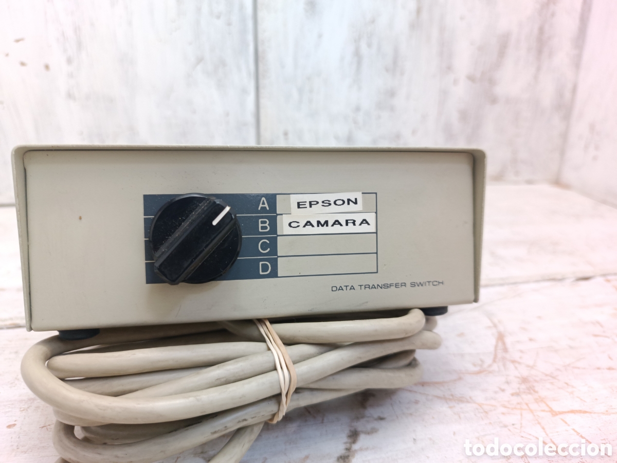 Videojuegos y consolas: Conmutador de Datos Vintage (Data Transfer Switch) - 4 Puertos DB25. - Foto 10