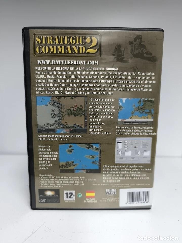 Videojuegos y consolas: PC: Strategic Command 2, Blitzkrieg. Original. Envio Certificado - Foto 2
